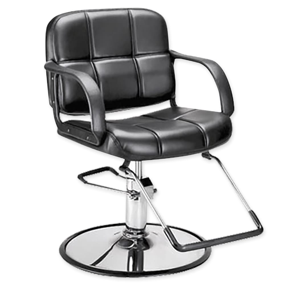 Austin Black Quilted Hair Salon Styling Chair