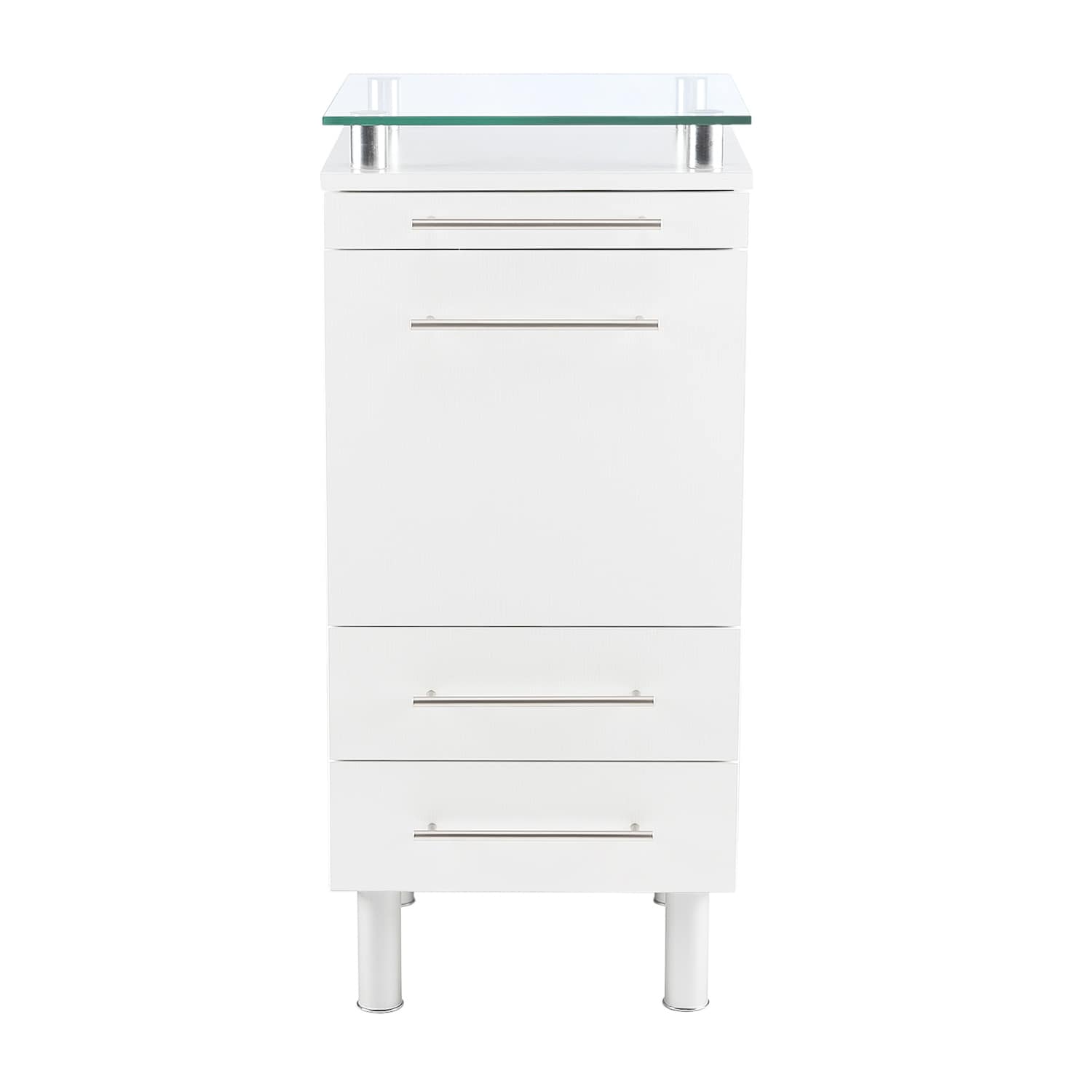 Amy Styling Station White Tilt Out Drawer Salonsmart