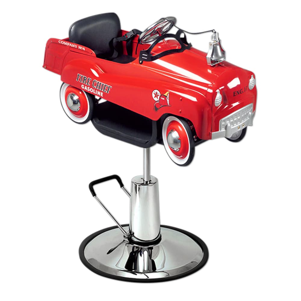 Pibbs 1804 Kids Fire Truck Barber Salon Chair Chidren S