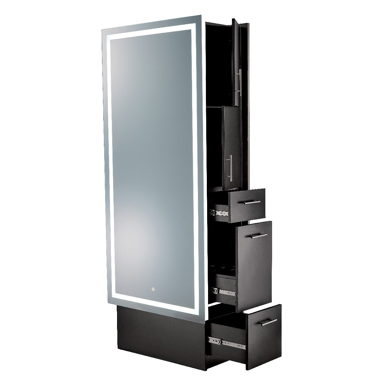 Pibbs 9110 Lumina LED Mirror Double-Sided Styling Station  main product image